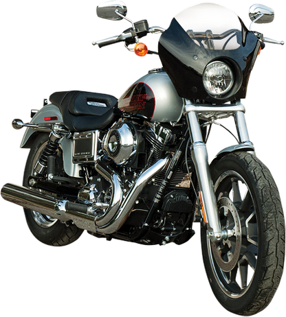 Memphis Shades Gauntlet Fairing & Black Mount kit 14-19 Harley Dyna Low Rider