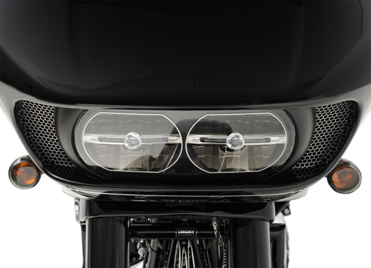 Klock Werks Honeycomb Fairing Vent Screen for 2014-2023 Harley Road Glide FLTRX