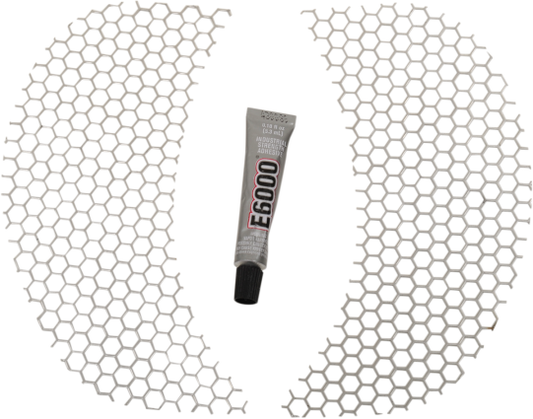 Klock Werks Honeycomb Fairing Vent Screen for 2014-2023 Harley Road Glide FLTRX