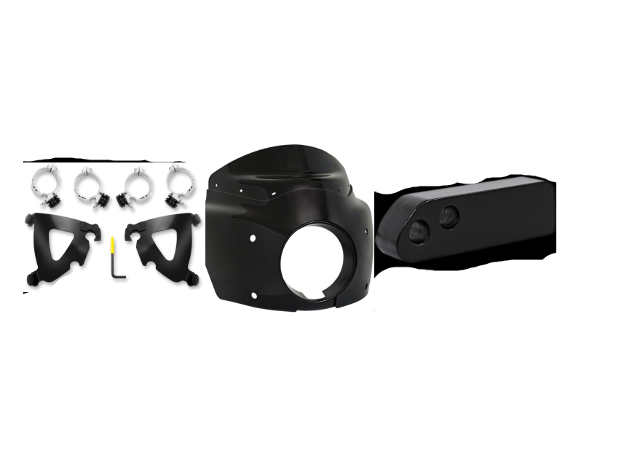 Memphis Shades Road Warrior Fairing & Mounting Kit 2006-2017 Harley Dyna FXD