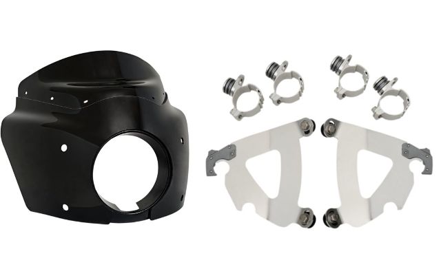 Memphis Shades Road Warrior Fairing & Mount Kit 1980-2013 Harley Models FXWG