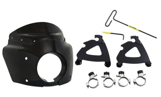 Memphis Shades Road Warrior Black Fairing & Mount Kit 2011-2019 Harley Sportster