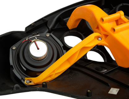 Alloy Art Orange Front Fairing Strong Arm Brackets for 96-13 Harley Touring FLHX