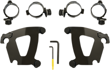 Memphis Shades Road Warrior Fairing & Black Mount Kit 2018-2023 Harley Fat Bob