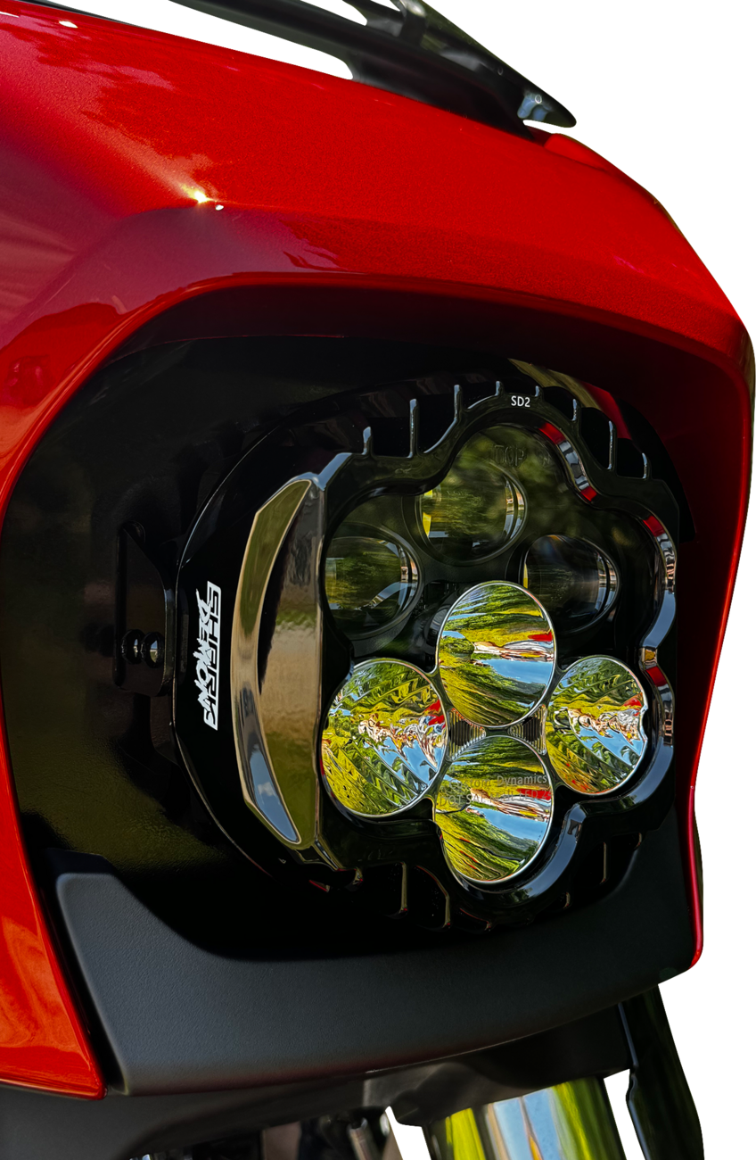 Custom Dynamics Shark Demon Performance LED Headlight 2023-24 Harley FLHX FLHXSE