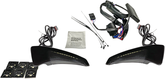 Custom Dynamics Backrest Smoke LED Lights 2014-2024 Harley Touring FLHTK FLTRU