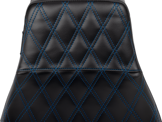 Le Pera Tailwhip Daddy Long Legs Blue Diamond Seat for 2023-2025 Harley Touring
