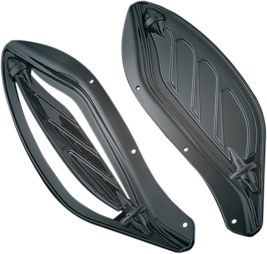 Kuryakyn 1108 Motorcycle Smoke Fairing Dragon Wind Deflectors 96-13 Harley FLH
