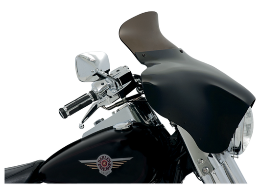 Memphis Shades Batwing Fairing 6.5" Lucite Smoke Spoiler Windshield For Harley