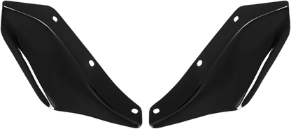 Memphis Shades Black Front Fairing Wind Deflectors fits 96-13 Harley Touring
