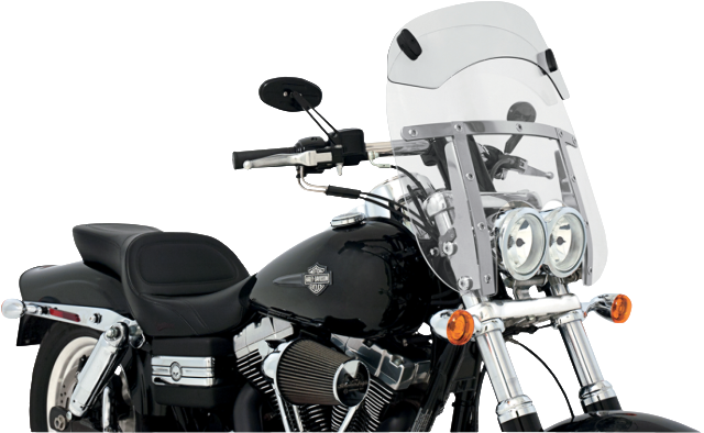 Memphis Shades Fats Hot Wings Windshield Extension Spoiler for Harley Honda