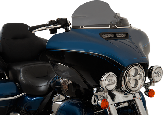 Klock Werks Black Chrome FLW Fairing Windshield Trim 2014-2023 Harley Touring