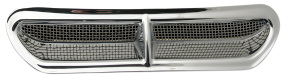 Custom Dynamics Chrome Front Fairing Vent Trim 2014-2024 Harley Touring Models
