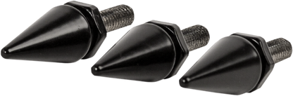 Pro Pad Black Spike Windshield Mounting Kit fits 1996-2013 Harley Touring FLHX