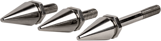 Pro Pad Polished Spike Windshield Mounting Bolts for 2014-20 Harley Touring FLHX