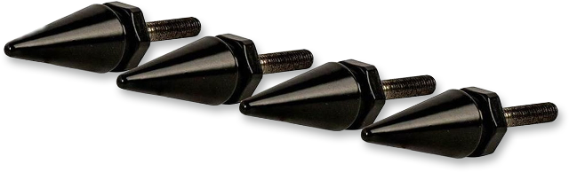 Pro Pad Black Spike Fairing Windshield Mount Kit 2015-2023 Harley Road Glide