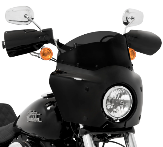 Memphis Shades Road Warrior 7" Dark Smoke Fairing Windshield for Harley Davidson