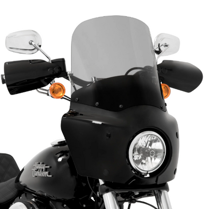 Memphis Shades Road Warrior 15" Tinted Fairing Windshield for Harley Davidson