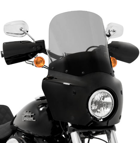 Memphis Shades Road Warrior 15" Tinted Fairing Windshield for Harley Davidson
