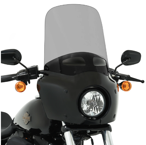 Memphis Shades Road Warrior 17" Tinted Vented Fairing Windshield fits Harley