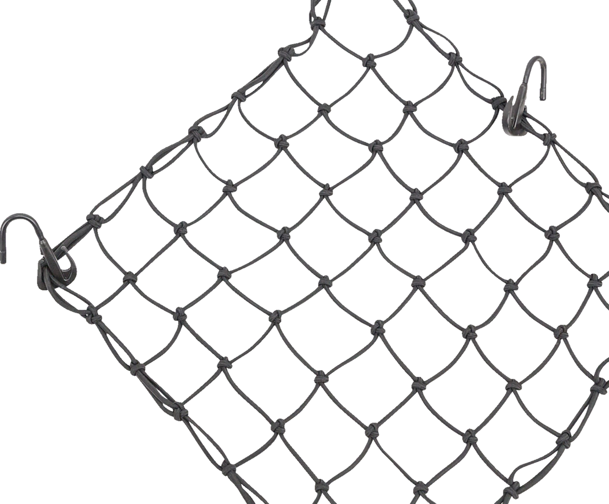 Moose Black 15" x 15" Cargo Storage Luggage 6 Hook Bungee-Style Net