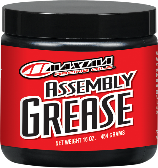Maxima Racing 16oz Universal Motorcycle Off Road Assembly Grease lubricant Jar