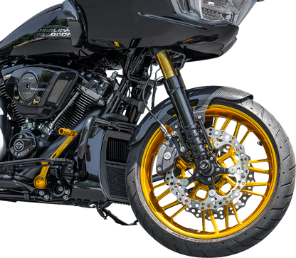 Arlen Ness Carbon Fiber 19" Cafe Front Fender for 2023-2024 Harley Touring FLTR