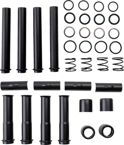 Drag Specialties Black Pushrod Tube Kit for 2017-2025 Harley Davidson Big Twin