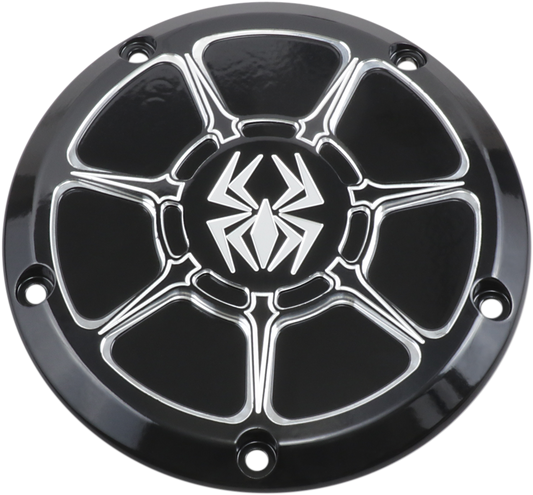 Rekluse Gloss Black 5-Hole Derby Cover 1999-2018 Harley Dyna Softail Touring