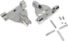 Drag Specialties Chrome Passenger Floorboard Mounts for 2018-2026 Harley Softail