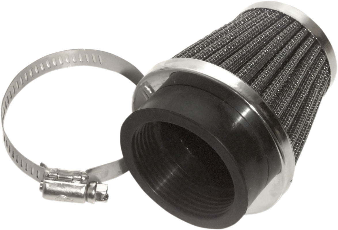 Emgo 48mm Stainless Mesh Universal Motorcycle Round Air Filter Clamp on Pod