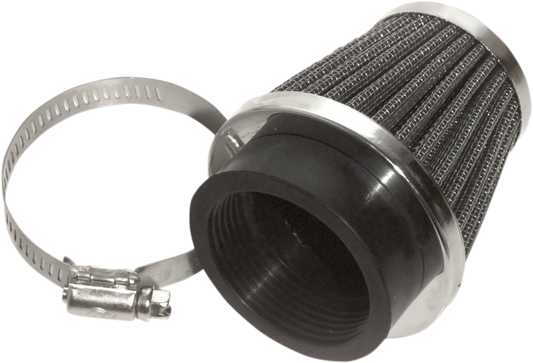 Emgo 48mm Stainless Mesh Universal Motorcycle Round Air Filter Clamp on Pod