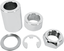 Colony Chrome Rear Axle Space & Nut Kit 08-17 Harley Davidson Dyna FXDB FXDL