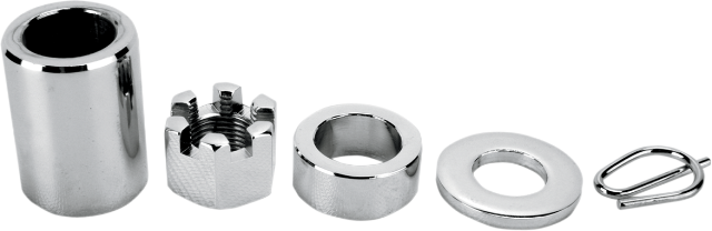 Colony Rear Motorcycle Axle Spacer Nut Kit 2000-2001 Harley Touring Road King