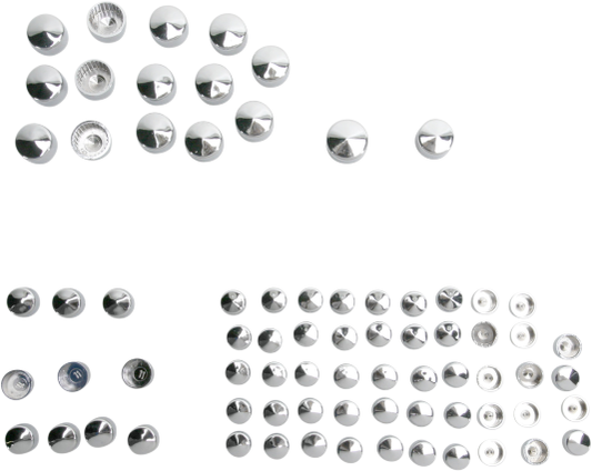 Drag specialties chrome standard bolt cover kit fits Harley 07-08 touring FL