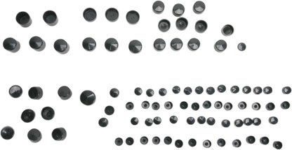 Drag Specialties Black Standard Engine Bolt Cover Kit 99-05 Harley FXD Dyna FXDL