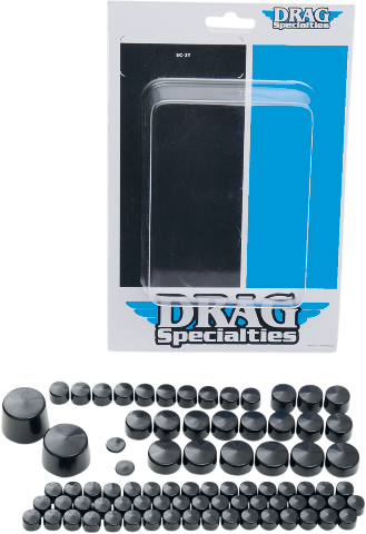 Drag Specialties Motor Trans Primary Bolt Cover Kit for 2007-2010 Harley Softail