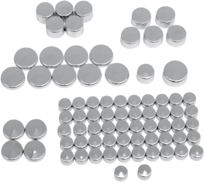 Drag Specialties Chrome Standard Bolt Cover Kit  Harley 04-17 Sportster XL Low