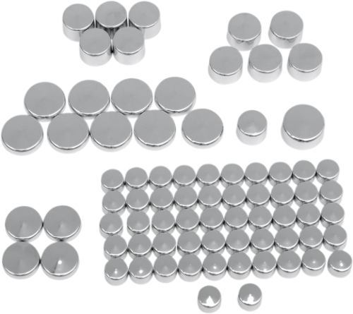 Drag Specialties Chrome Standard Bolt Cover Kit  Harley 04-17 Sportster XL Low