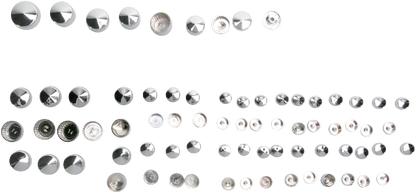 Drag Specialties Chrome Standard Engine Bolt Cover Kit 86-03 Harley XL Sportster