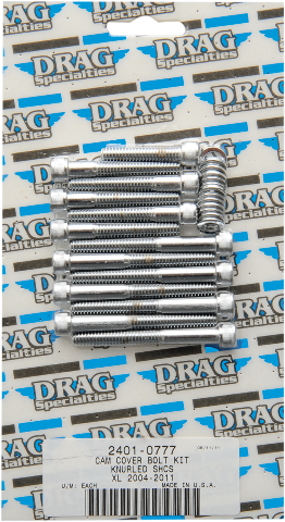 Drag Specialties Chrome Motorcycle Cam Cover Bolt Kit 04-17 Harley Sportster XL