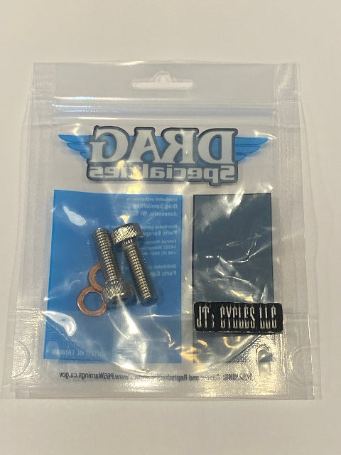 Drag Specialties 8mm Fork Damper Tube Bolt Kit for 1977-2017 Harley Dyna Touring