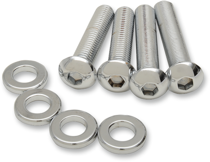 Drag Specialties Chrome Sportster Shock Mounting Kit 2004-2017 Harley Sportster