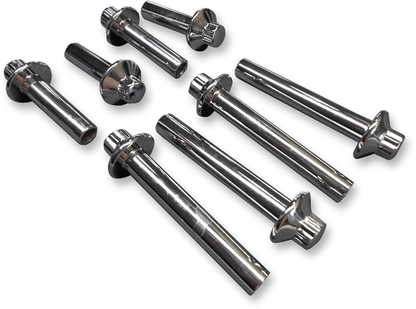 Colony 8 Pack Sliver Big Twin 12 Point Head Bolts fits 85-92 Harley Dyna