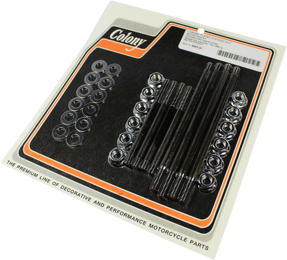 Colony Chrome Engine Motor Case Hardware Bolt Kit for 96-98 Harley EVO Big Twin