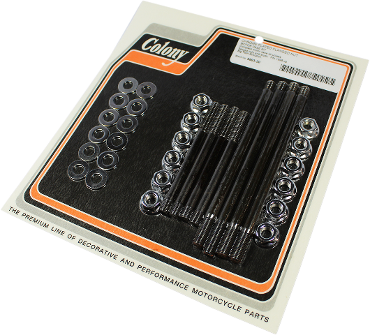 Colony Chrome Engine Motor Case Hardware Bolt Kit for 96-98 Harley EVO Big Twin