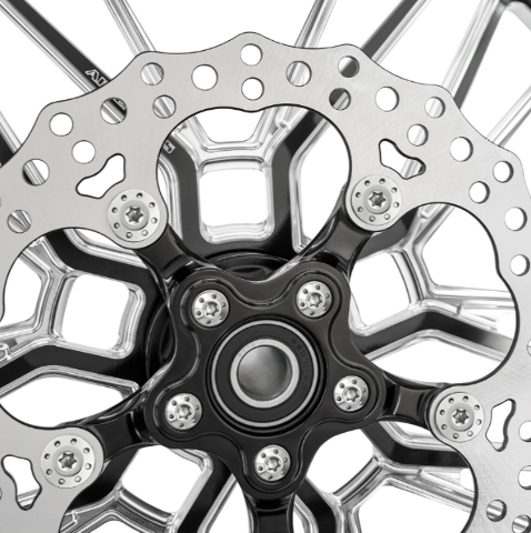 Arlen Ness Polished Front Floating Brake Rotor Bolt Kit 2014-2025 Harley Indian