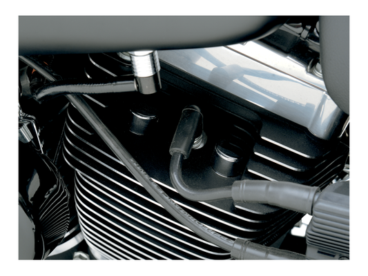 Drag Specialties 4 Pack Chrome Head Bolt Covers for 1986-2021 Harley Davidson