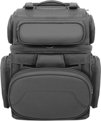 Saddlemen Black BR1800 Tactical Rear Sissy bar Bag Luggage for Harley Davidson