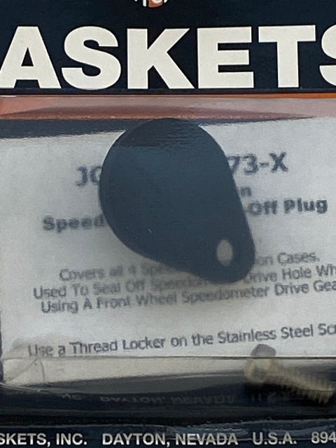 James Gasket 4 Speed Transmission Speedometer Block Off Plug fits 1948-80 Harley